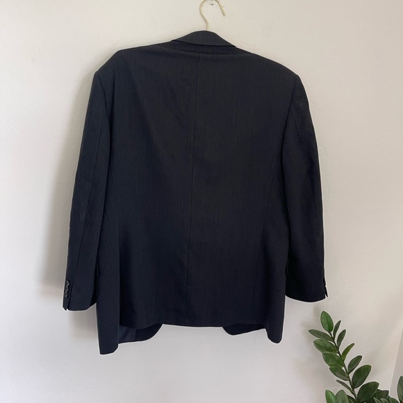 GIVENCHY Monsieur Pinstripe Sports Coat Suit Jacket Size 46 - Picture 3 of 8